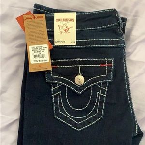 True Religion low rise boot cut jeans